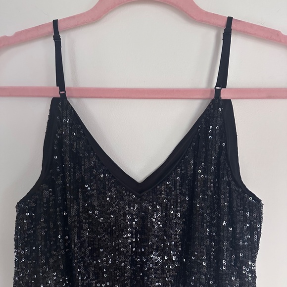 Express Black Sequin Bodysuit - XS - Picture 7 of 13